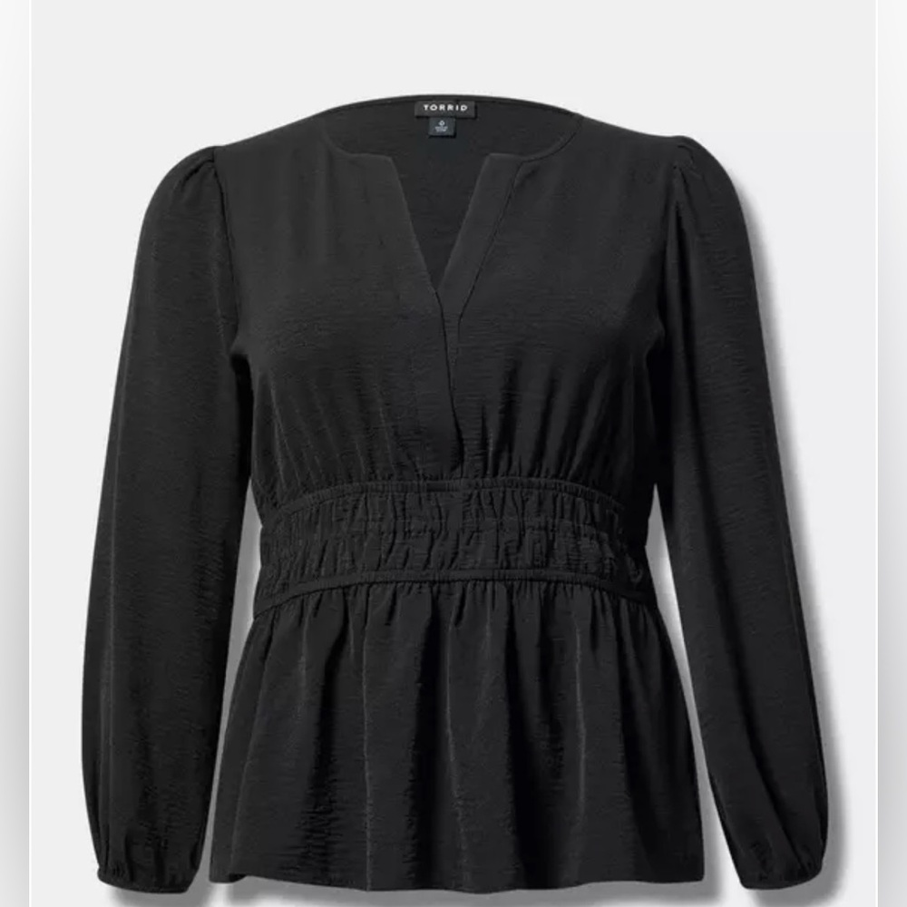 Torrid New Black Long Sleeve Top